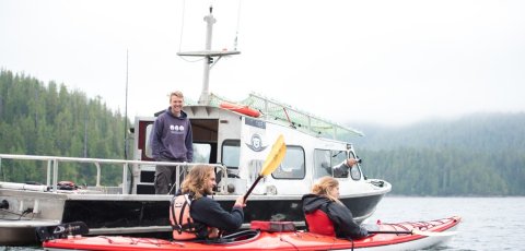 Kayak Bear watching in Tofino
